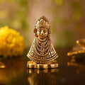 Brass Khatu shyam Idol – Handmade Premium Brass Decor (2.8 Inch) Vedansh Craft