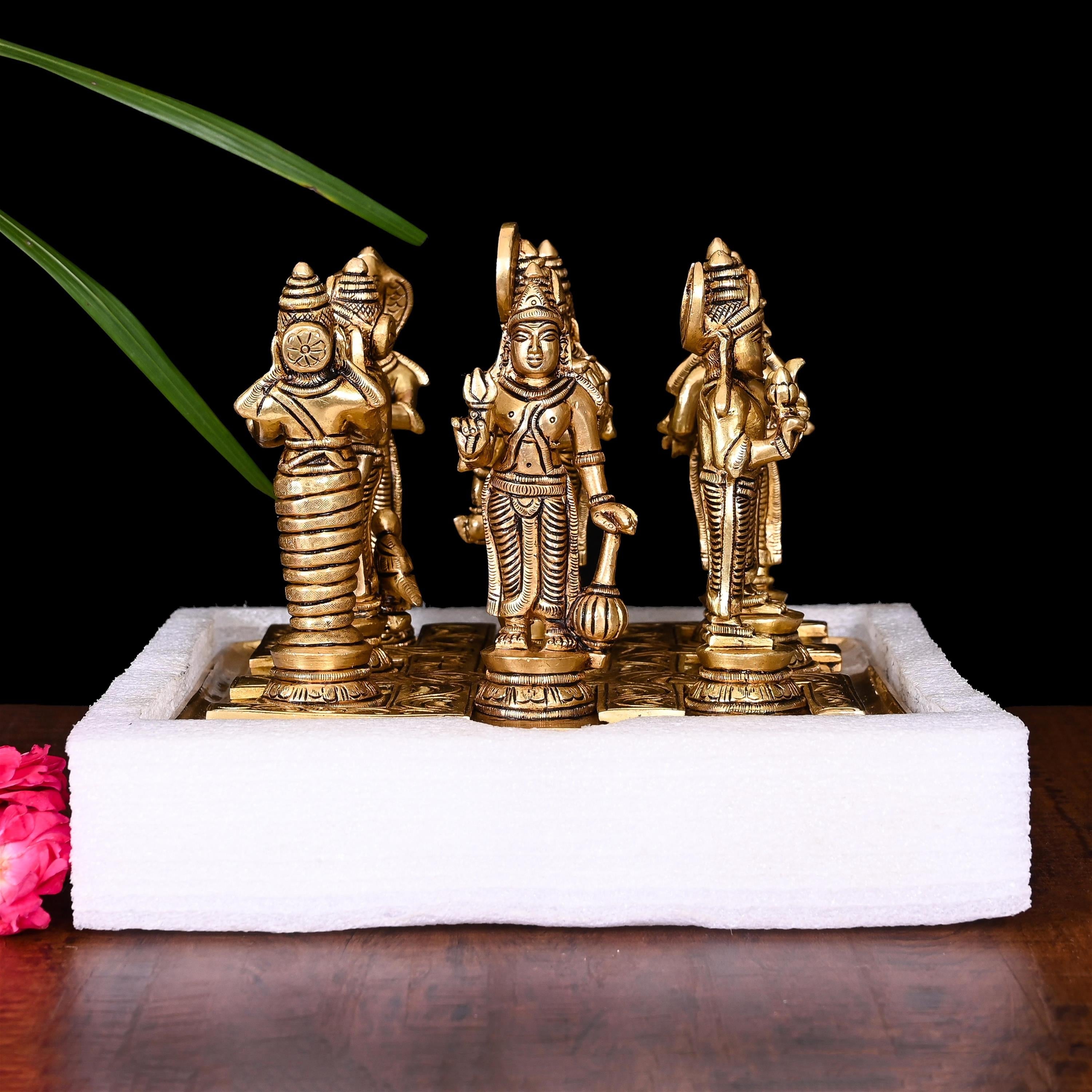Brass Superfine Navagraha Idols Set (7 Inch) Vedansh Craft