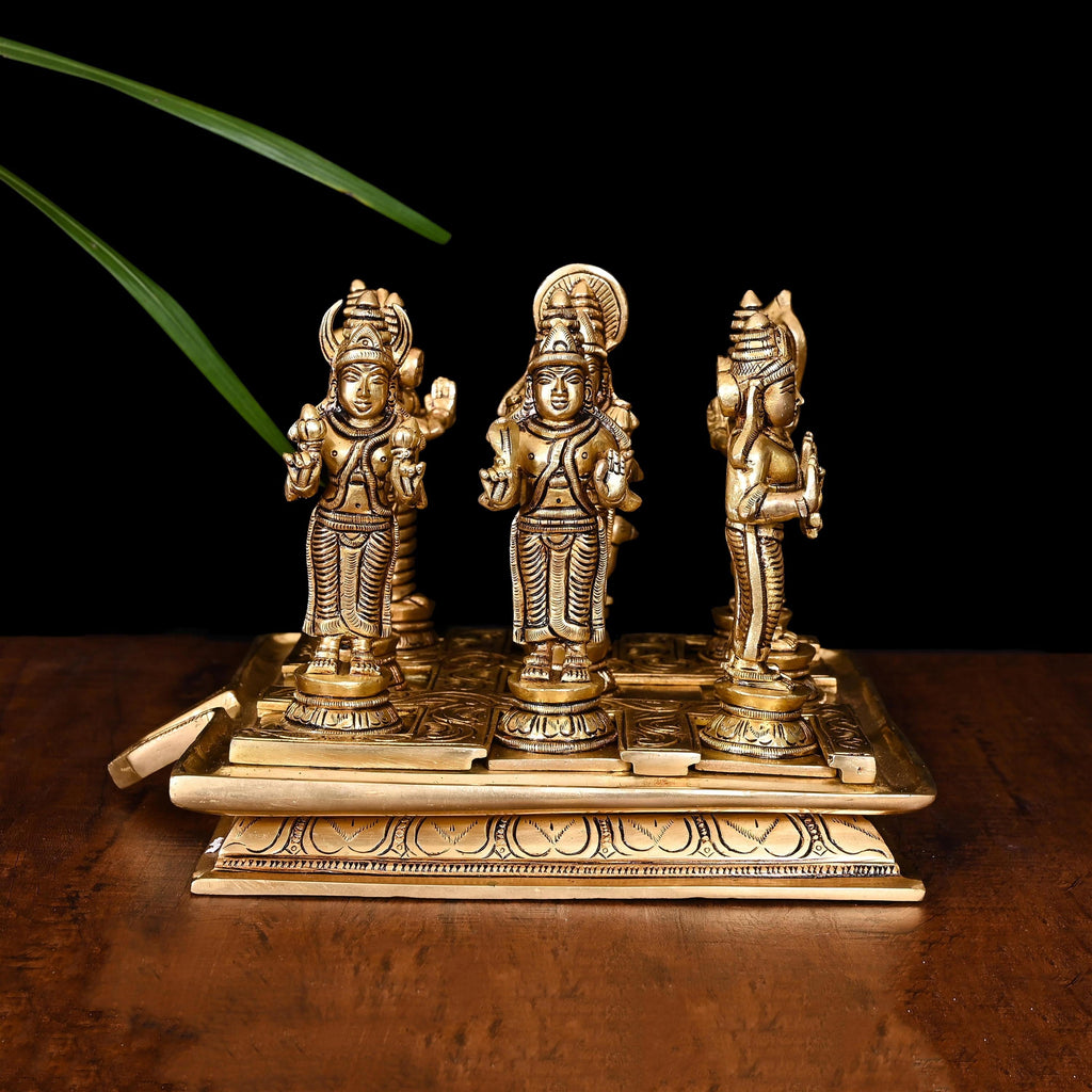 Brass Superfine Navagraha Idols Set (7 Inch) Vedansh Craft
