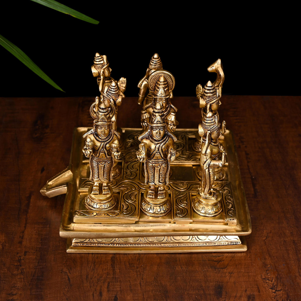 Brass Superfine Navagraha Idols Set (7 Inch) Vedansh Craft