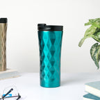 Double Walled Travel Tumbler Green 500ml Nestasia