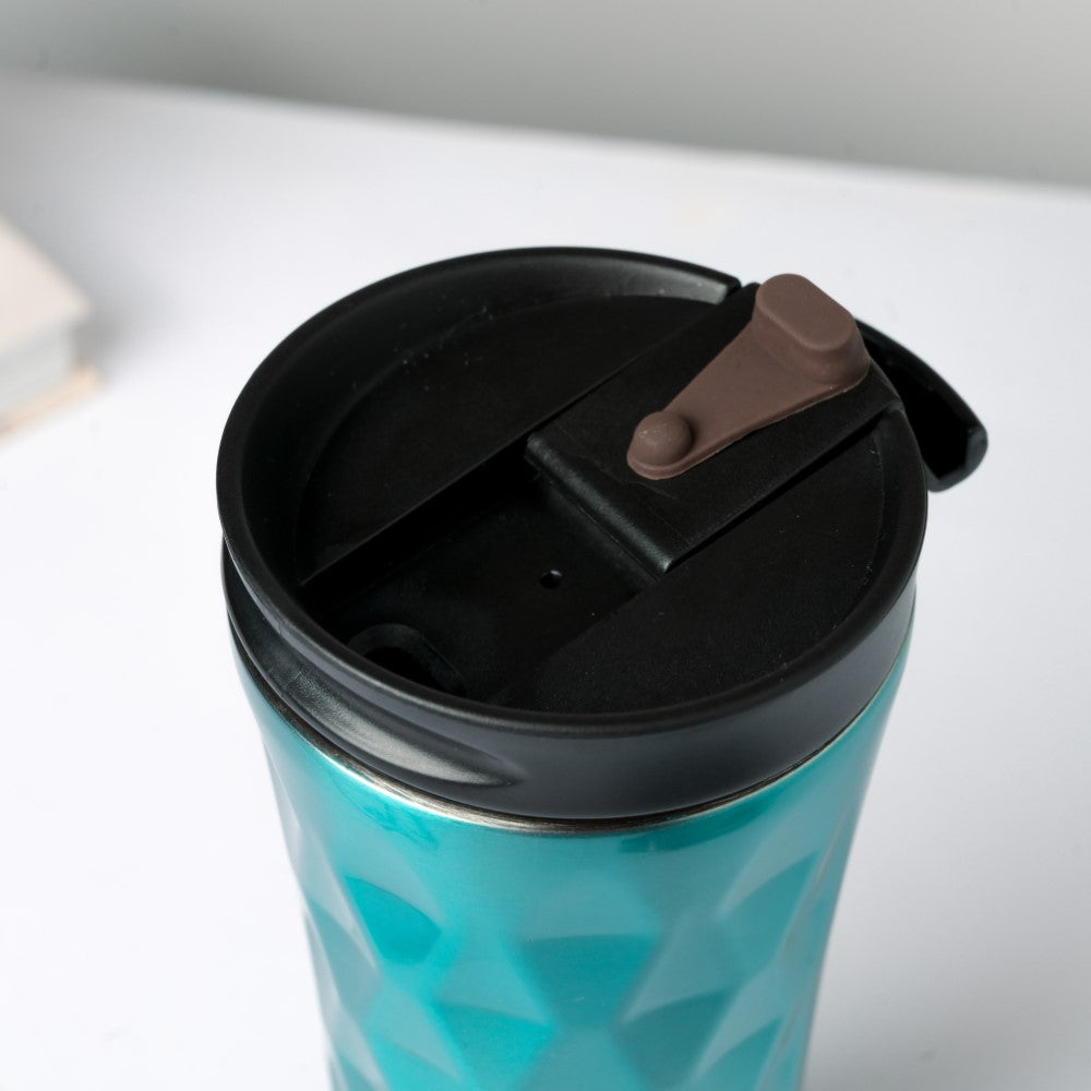 Double Walled Travel Tumbler Green 500ml Nestasia