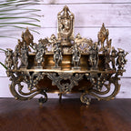 Brass Traditional Dashavatara /Vishnu Avatar Urli (16.5 Inch) Vedansh Craft