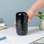 Starry Sky Mini Stainless Steel Flask Black 200ml Nestasia