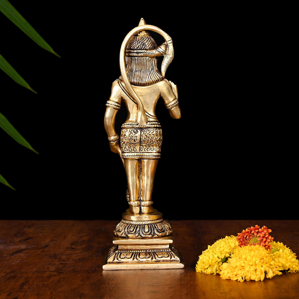 Brass Standing Hanuman Idol (9.5 Inch) Vedansh Craft