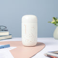 Starry Sky Mini Stainless Steel Flask White 200ml Nestasia