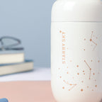 Starry Sky Mini Stainless Steel Flask White 200ml Nestasia