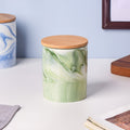 Marble Green Jar with Lid Nestasia