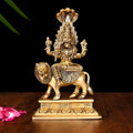 Brass Pratyangira Devi Idol (7 Inch) Vedansh Craft