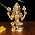 Brass Sitting Karumari Amman Idol (5 Inch) Vedansh Craft