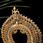 Brass Singhasan With Prabhavali Craft (18 Inch) Vedansh Craft