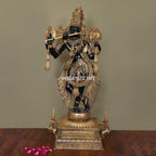 Brass Standing Krishna Statue/Idol (41 Inch) Vedansh Craft