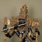 Brass Standing Krishna Statue/Idol (41 Inch) Vedansh Craft