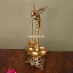 Brass Superfine Parrot Long Lamp (21 Inch) Vedansh Craft