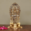 Brass Superfine Standing Goddess Lakshmi Idol (9 Inch) Vedansh Craft