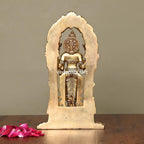 Brass Superfine Standing Goddess Lakshmi Idol (9 Inch) Vedansh Craft