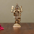 Brass Superfine Standing Lord Murugan/Kartikeya Idol (4") Vedansh Craft