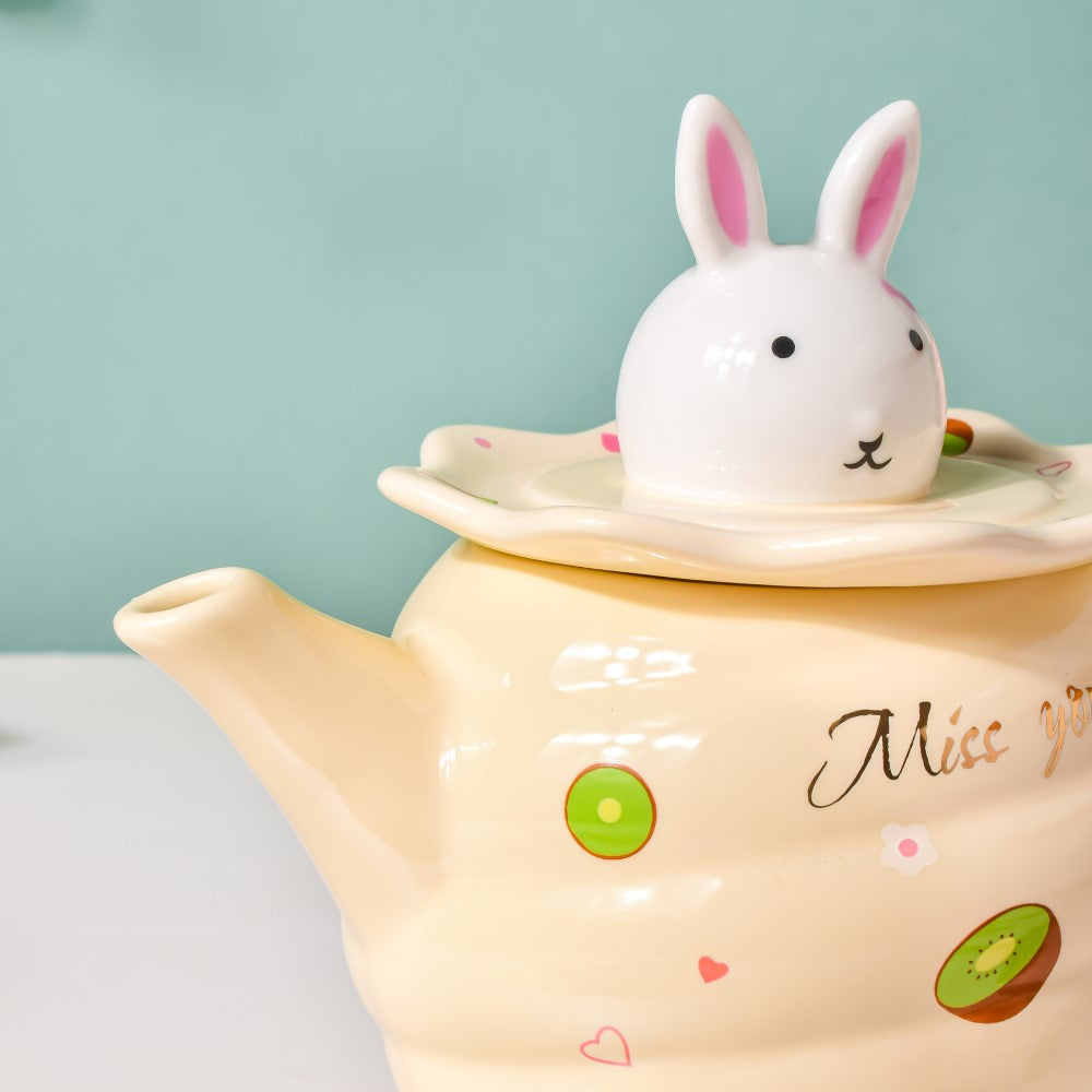 Bunny Cup And Kettle Cream Nestasia