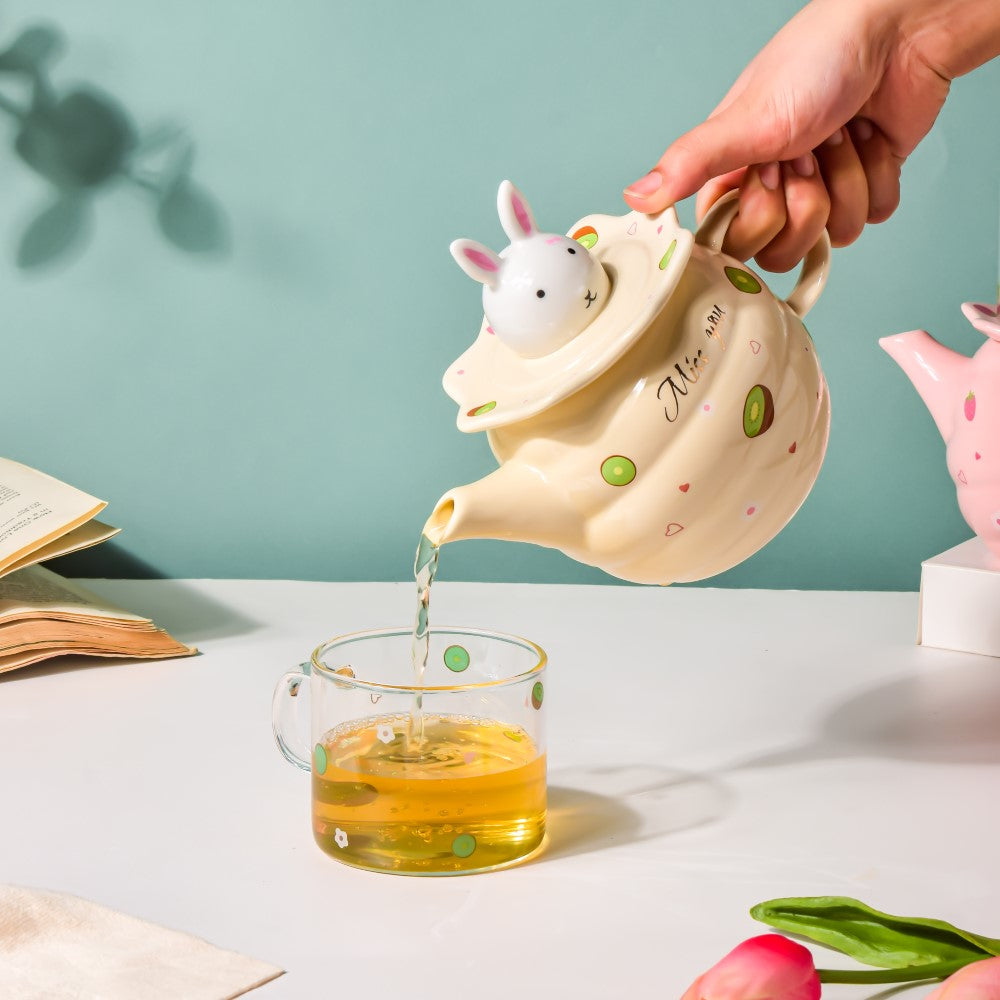Bunny Cup And Kettle Cream Nestasia