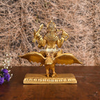 Brass Shani Dev Idol (7 Inch) Vedansh Craft