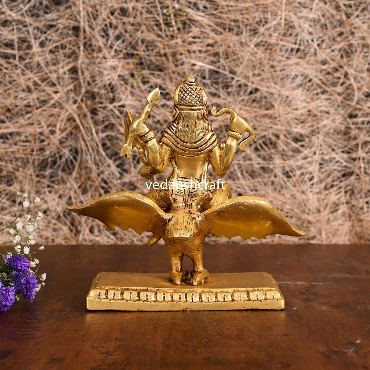 Brass Shani Dev Idol (7 Inch) Vedansh Craft