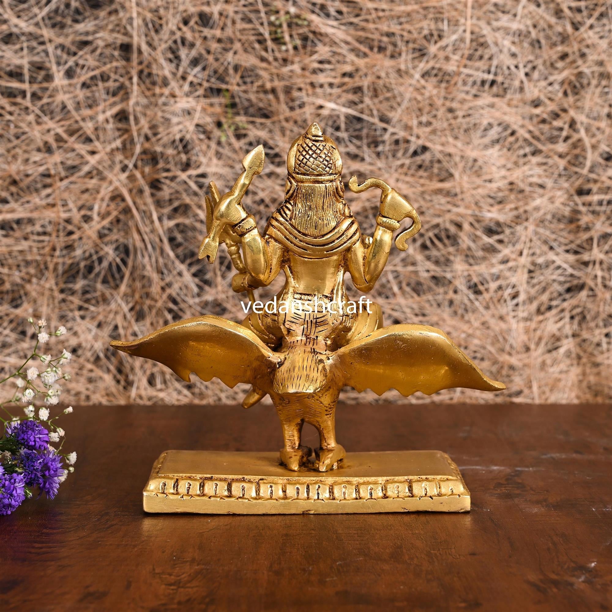 Brass Shani Dev Idol (7 Inch) Vedansh Craft