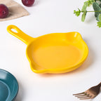 Yellow Microwavable Baking Tray 6 inch Nestasia