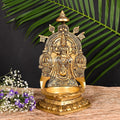 Brass Mookambika Devi Diya (12 Inch) Vedansh Craft