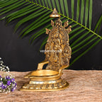 Brass Mookambika Devi Diya (12 Inch) Vedansh Craft