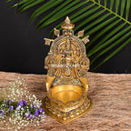 Brass Mookambika Devi Diya (12 Inch) Vedansh Craft