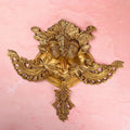 Brass Handcrafted Yali/kirtimukha Face Door Knocker – Traditional Indian Brassware (18 Inch) Vedansh Craft