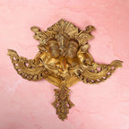 Brass Handcrafted Yali/kirtimukha Face Door Knocker – Traditional Indian Brassware (18 Inch) Vedansh Craft
