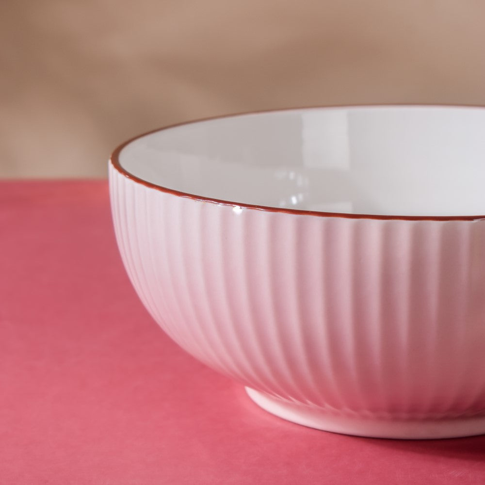 Dune Serving Bowl Pink Nestasia
