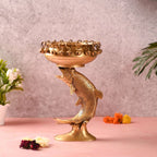 Brass Fish Urli (10 Inch) Vedansh Craft
