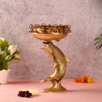 Brass Fish Urli (10 Inch) Vedansh Craft