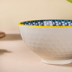Mandala Snack Bowl & Chopstick Multicolour Set Of 6 Nestasia