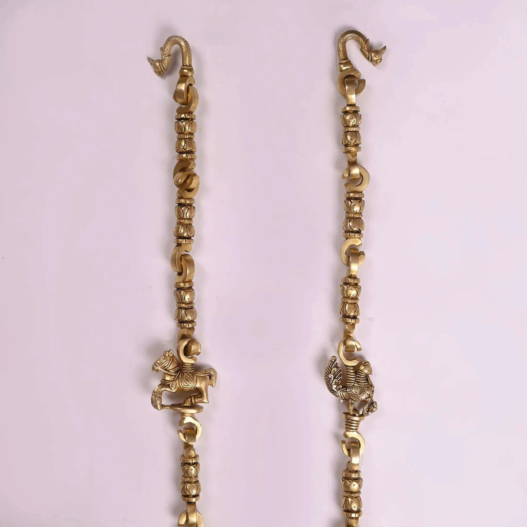 Brass Jhula Chains Set (84 Inch) Vedansh Craft