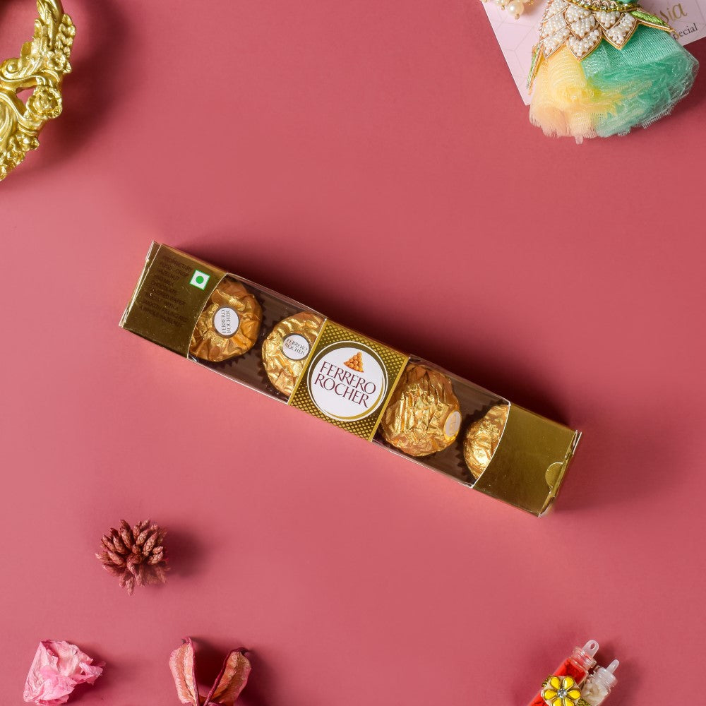 Luxury Lumba Rakhi Gift Set Of 3 Nestasia