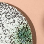 Nori Studio Pottery Dessert Plate White And Grey 6 Inch Nestasia