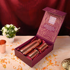 Copper Premium Lemon Hammered Bottle with Glass Set Gift Box/Hamper Vedansh Craft