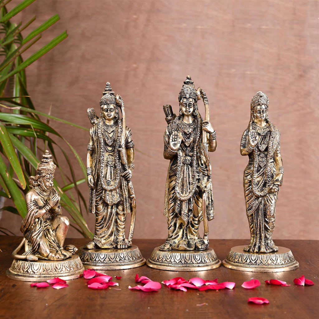 Brass Ram Darbar Idol Set Vedansh Craft
