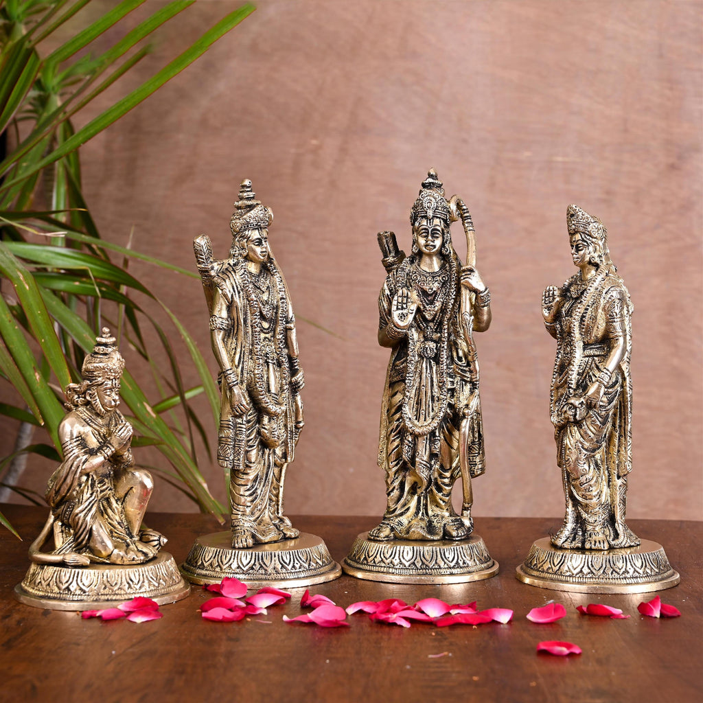 Brass Ram Darbar Idol Set Vedansh Craft