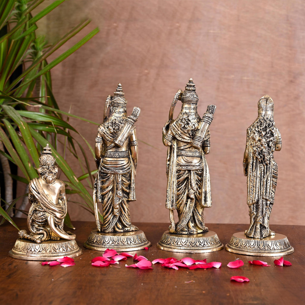 Brass Ram Darbar Idol Set Vedansh Craft