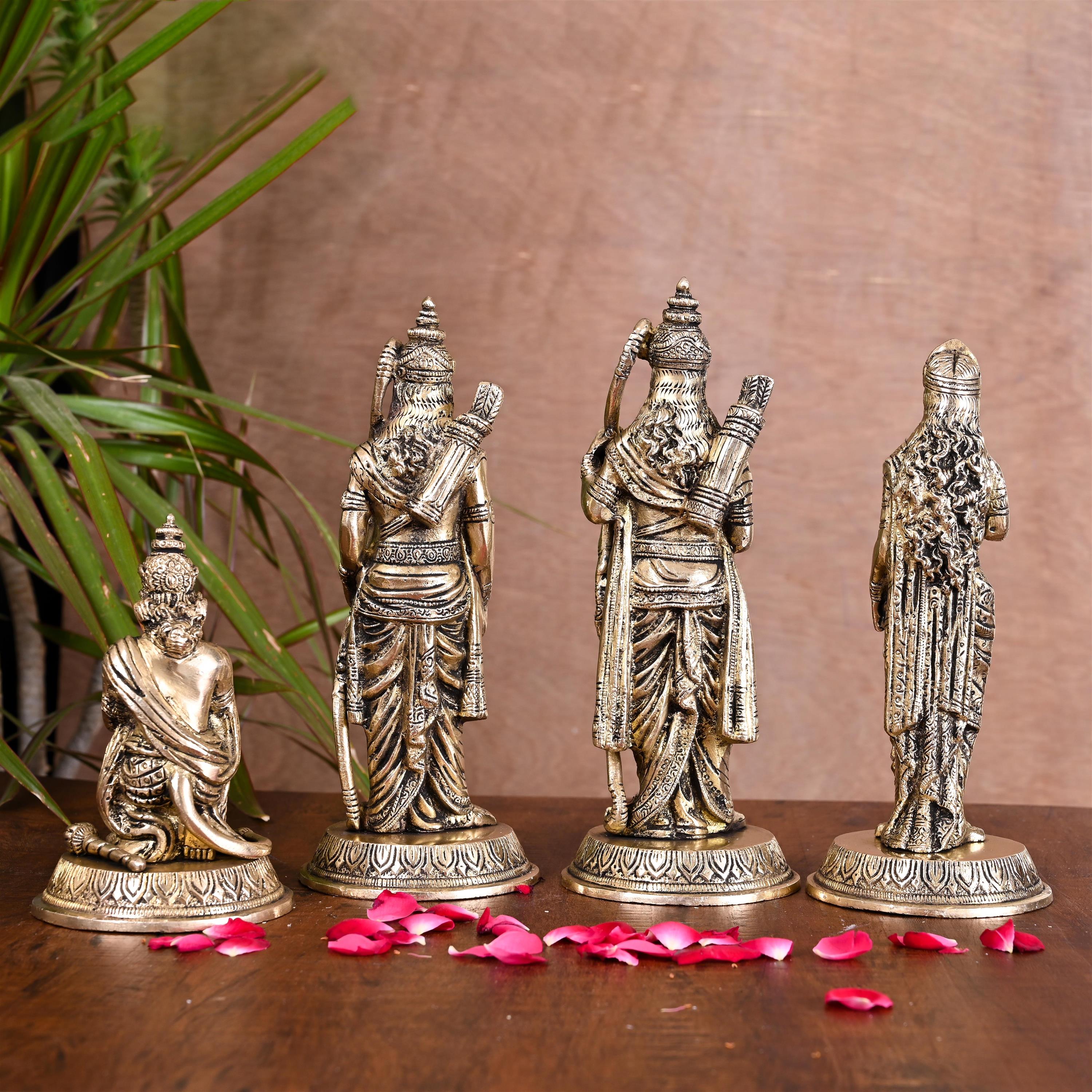 Brass Ram Darbar Idol Set Vedansh Craft