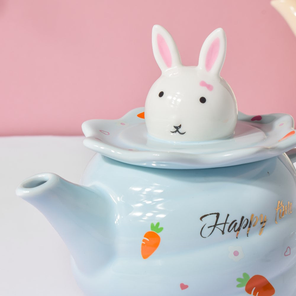 Bunny Cup And Kettle Blue Nestasia