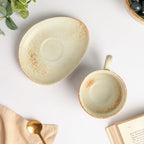 Earthy Stoneware Cup And Saucer 200 ml Nestasia