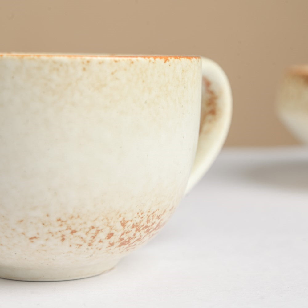 Earthy Stoneware Cup And Saucer 200 ml Nestasia