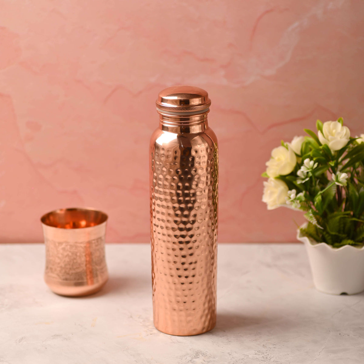 Copper Water Bottle (10.5 Inch) Vedansh Craft