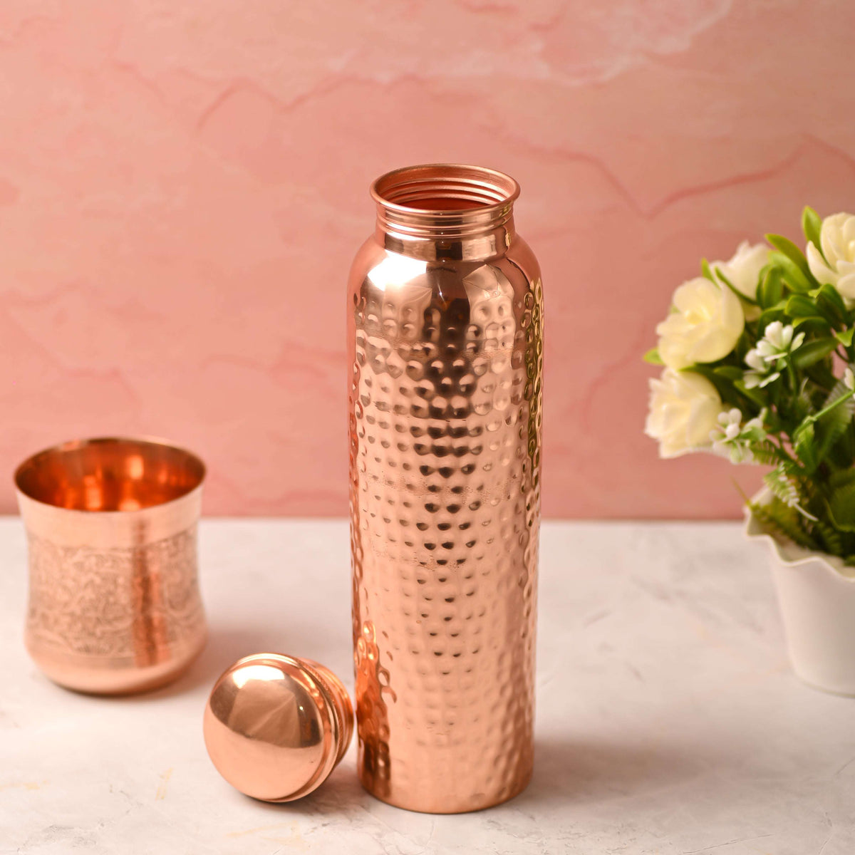 Copper Water Bottle (10.5 Inch) Vedansh Craft