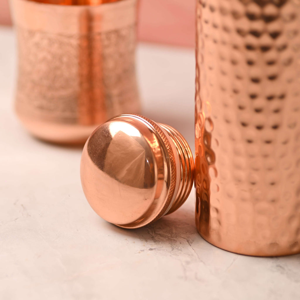 Copper Water Bottle (10.5 Inch) Vedansh Craft